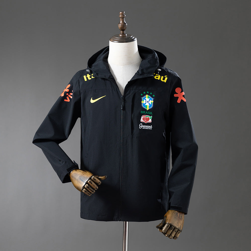Brazil Windproof Jacket - Black – BAIMANKITS