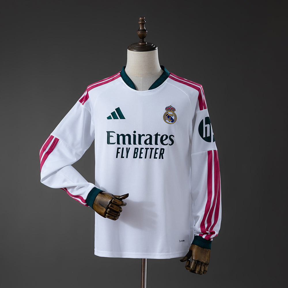 Real Madrid 26/27 Home Long Sleeve – BAIMANKITS