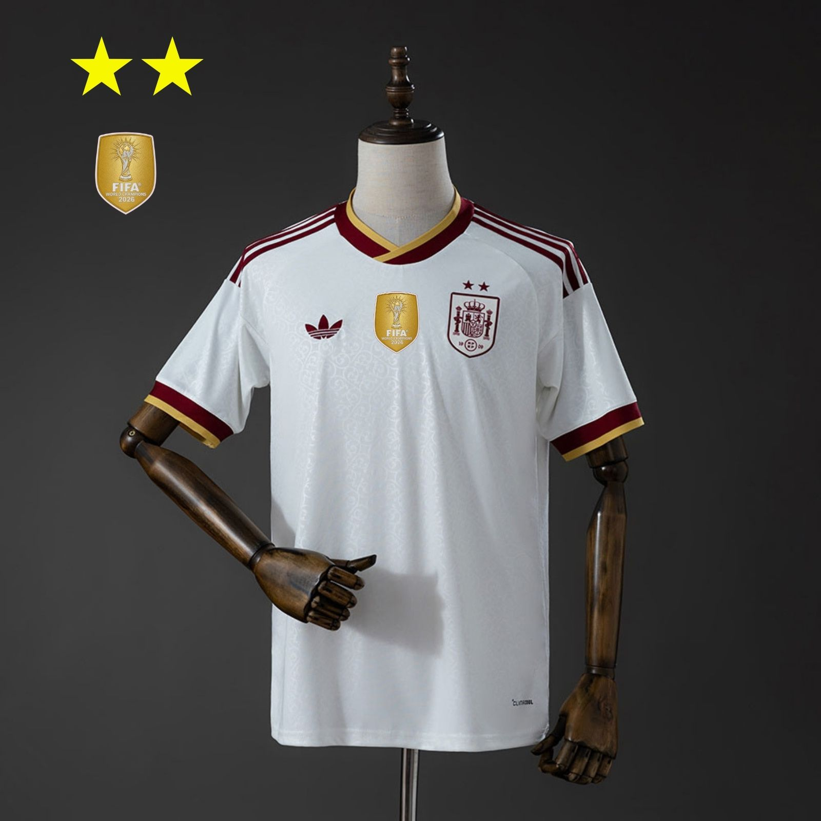 26/27 Spain Away - 2 Stars World Cup Champions