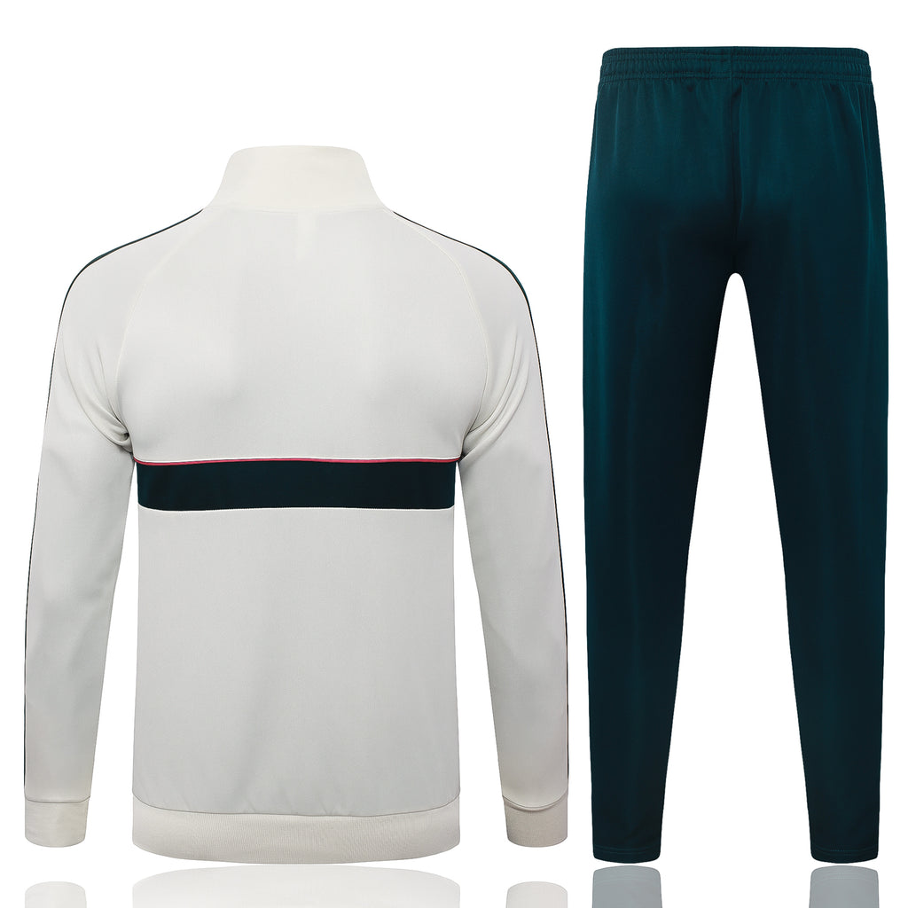 Real Madrid Teal & White -  Full Zip  Tracksuit