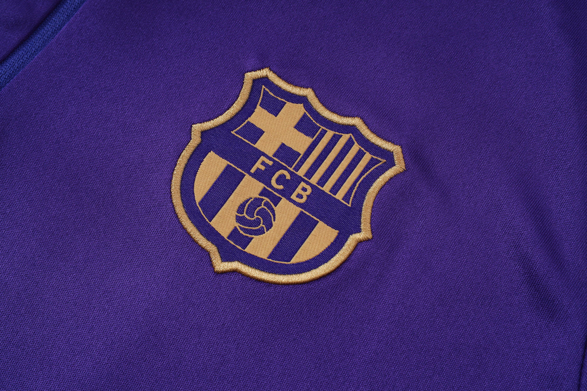 Barcelona Purple Gold - Half Zip Tracksuit