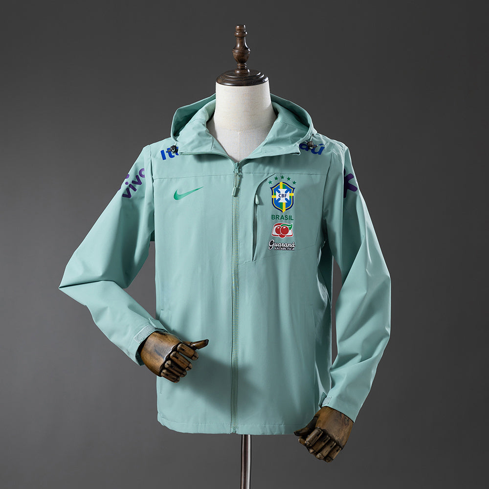 Brazil Windproof Jacket - Light Mint Green