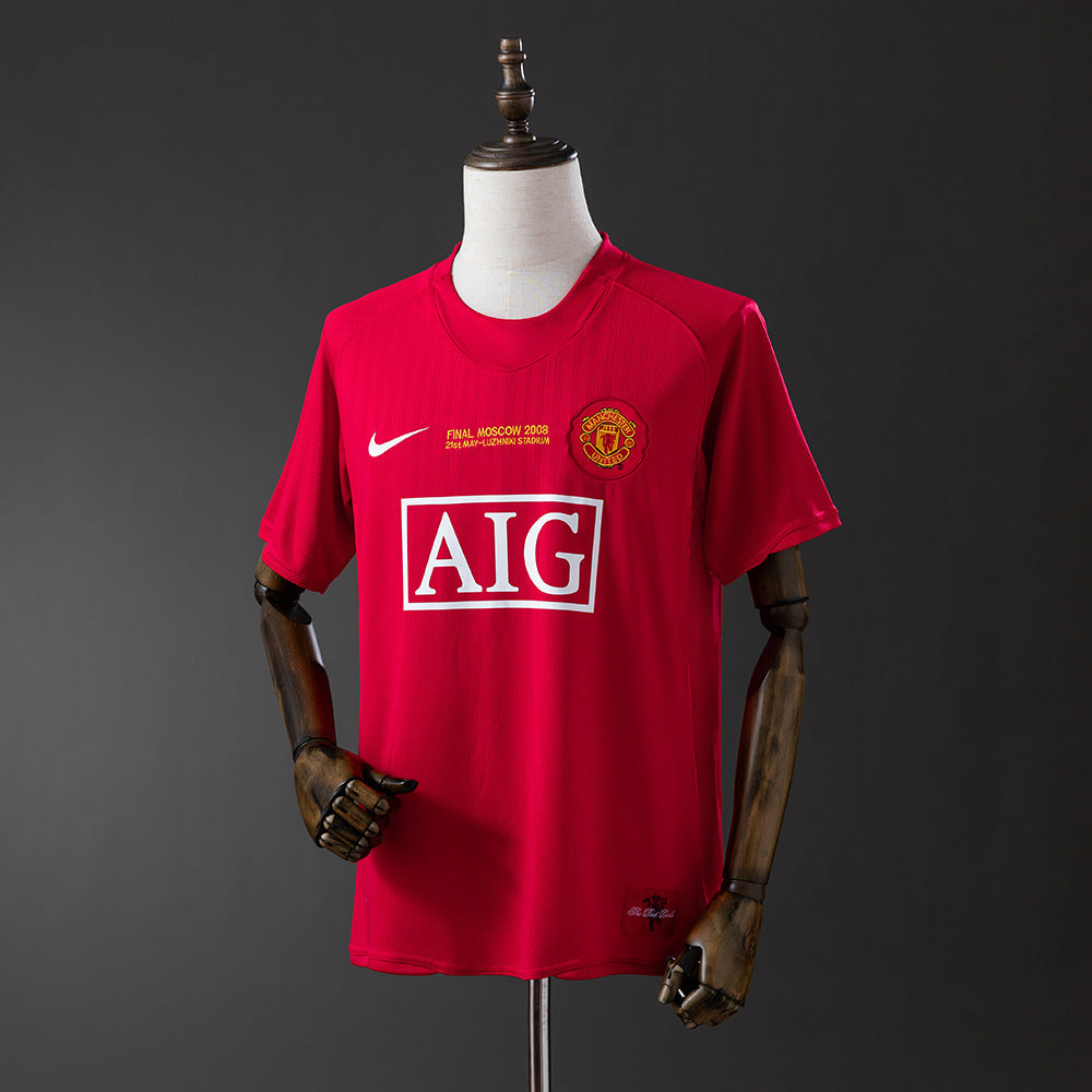 Retro 07/08 Manchester United Champions League version home