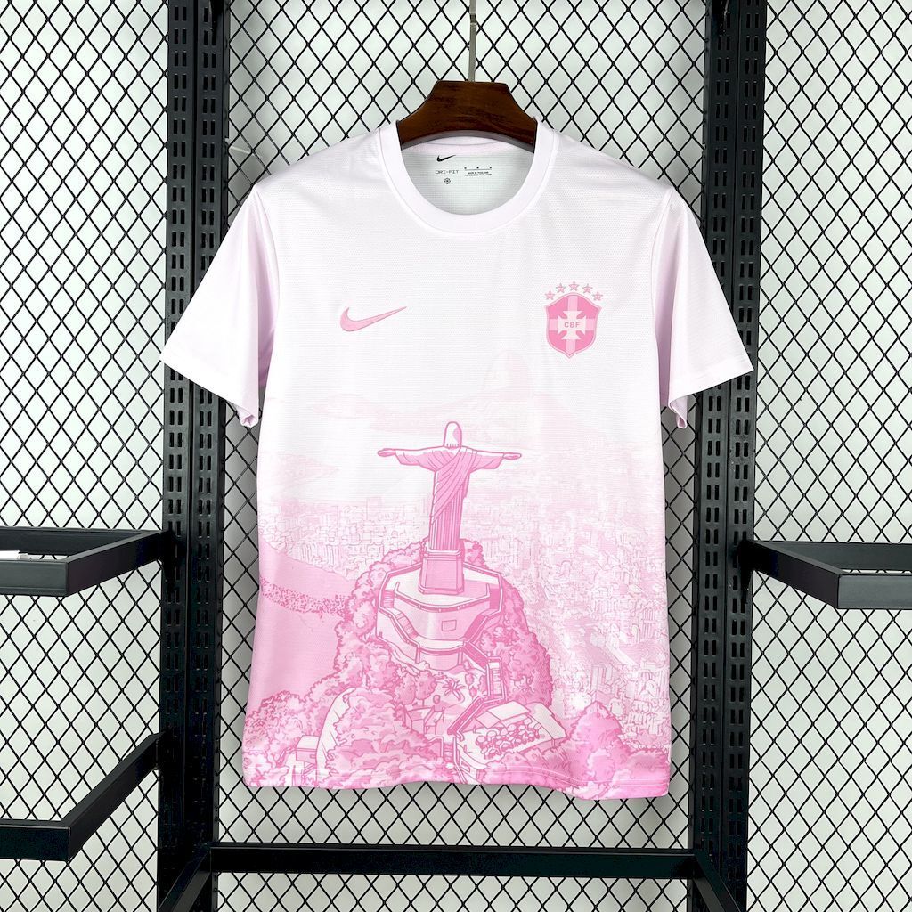 2025 Brazil Cristo Redentor Pink Rose