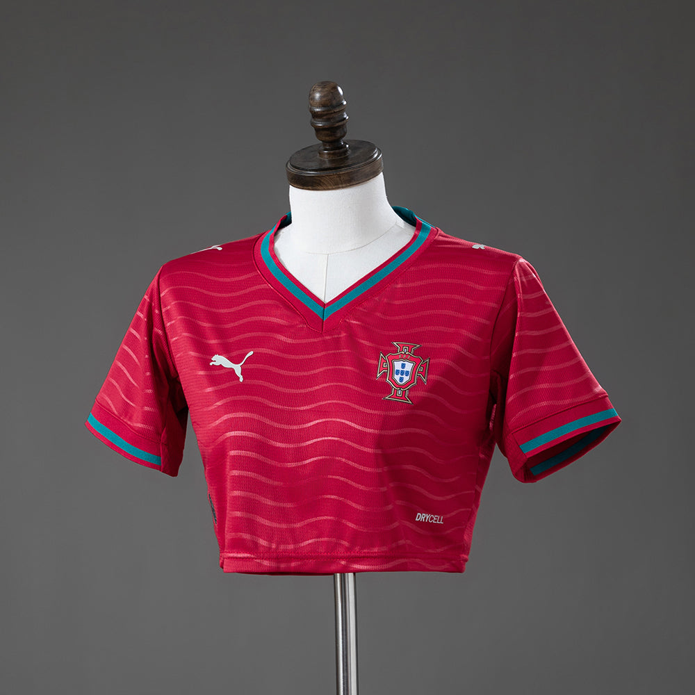 Portugal 2026 Home Women's Crop Top