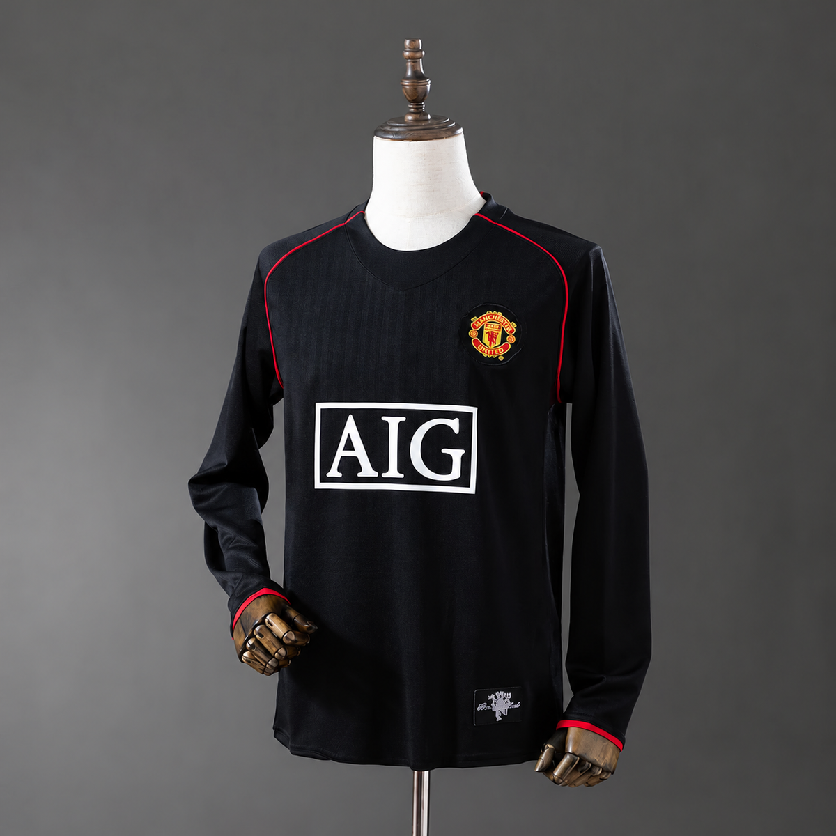Retro long sleeve M-U 07/08 black