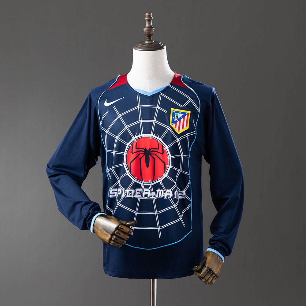Atletico Madrid 04/05 Away Long Sleeve Retro Kit - By Baimankits