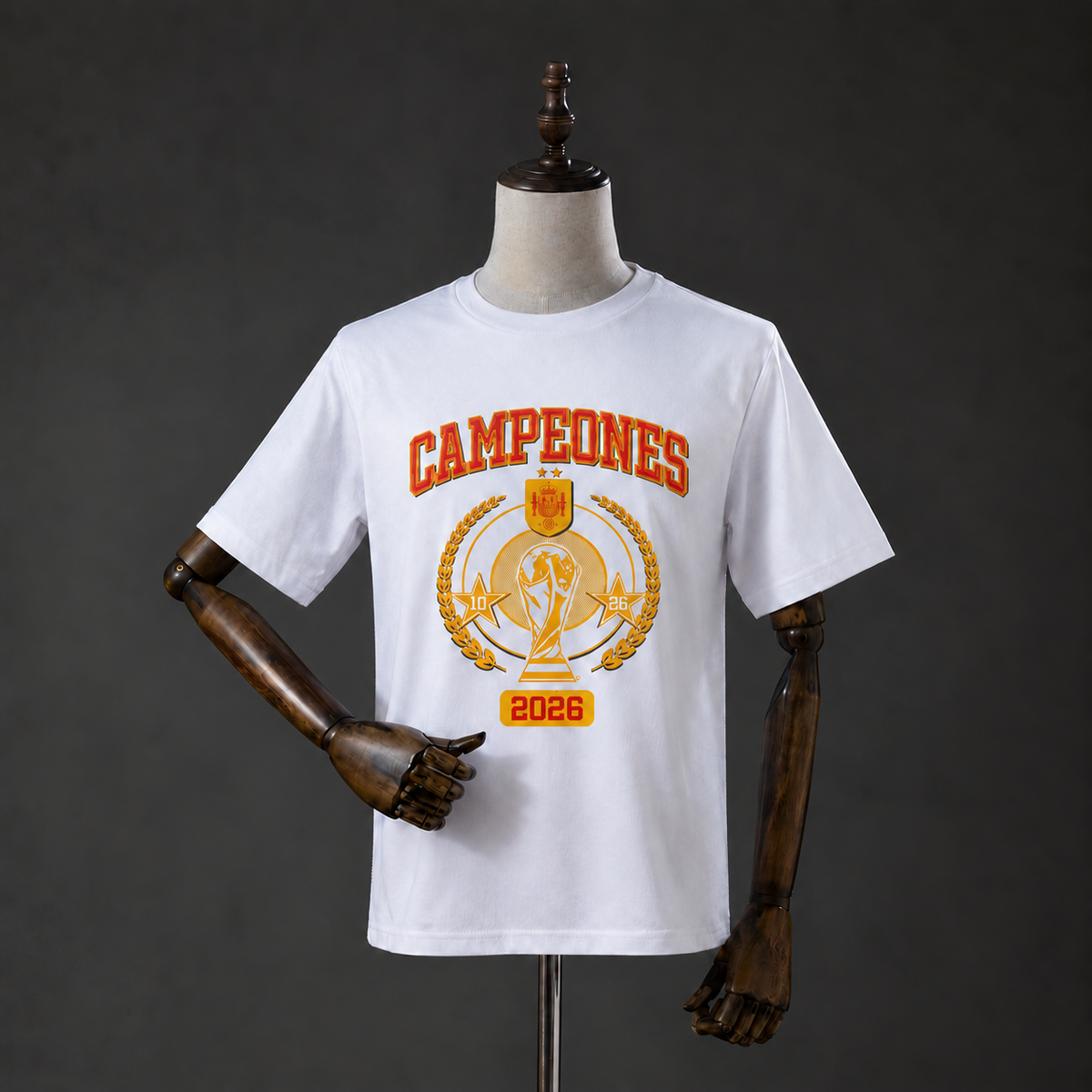 Spain "We Are Champions" T-Shirt White