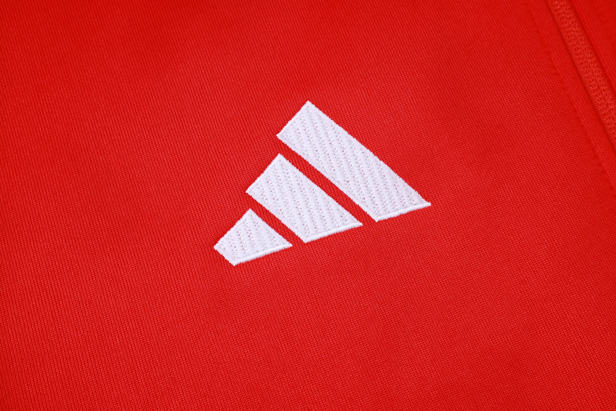 Manchester United x adidas Essentials Colourblock Doubleknit - Full Zip  Tracksuit