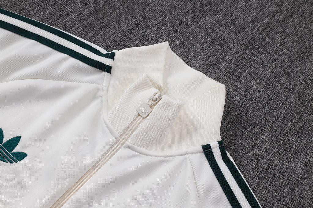 Real Madrid Teal & White -  Full Zip  Tracksuit