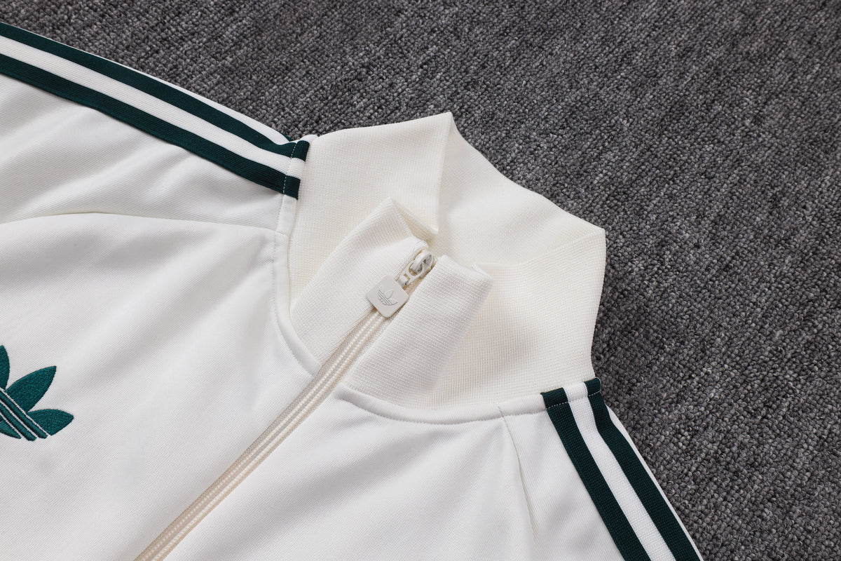 Real Madrid Teal & White -  Full Zip  Tracksuit