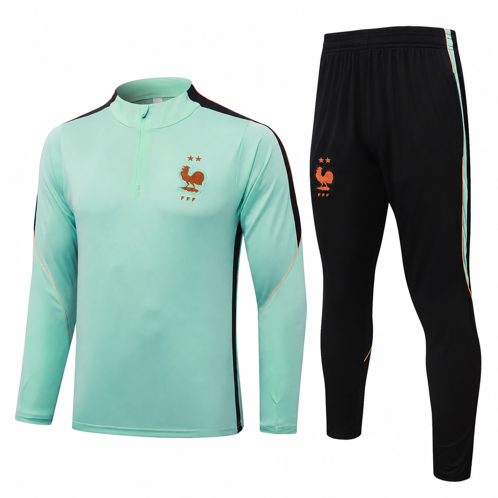 2026 France Mens Kit Adult - Half Zip