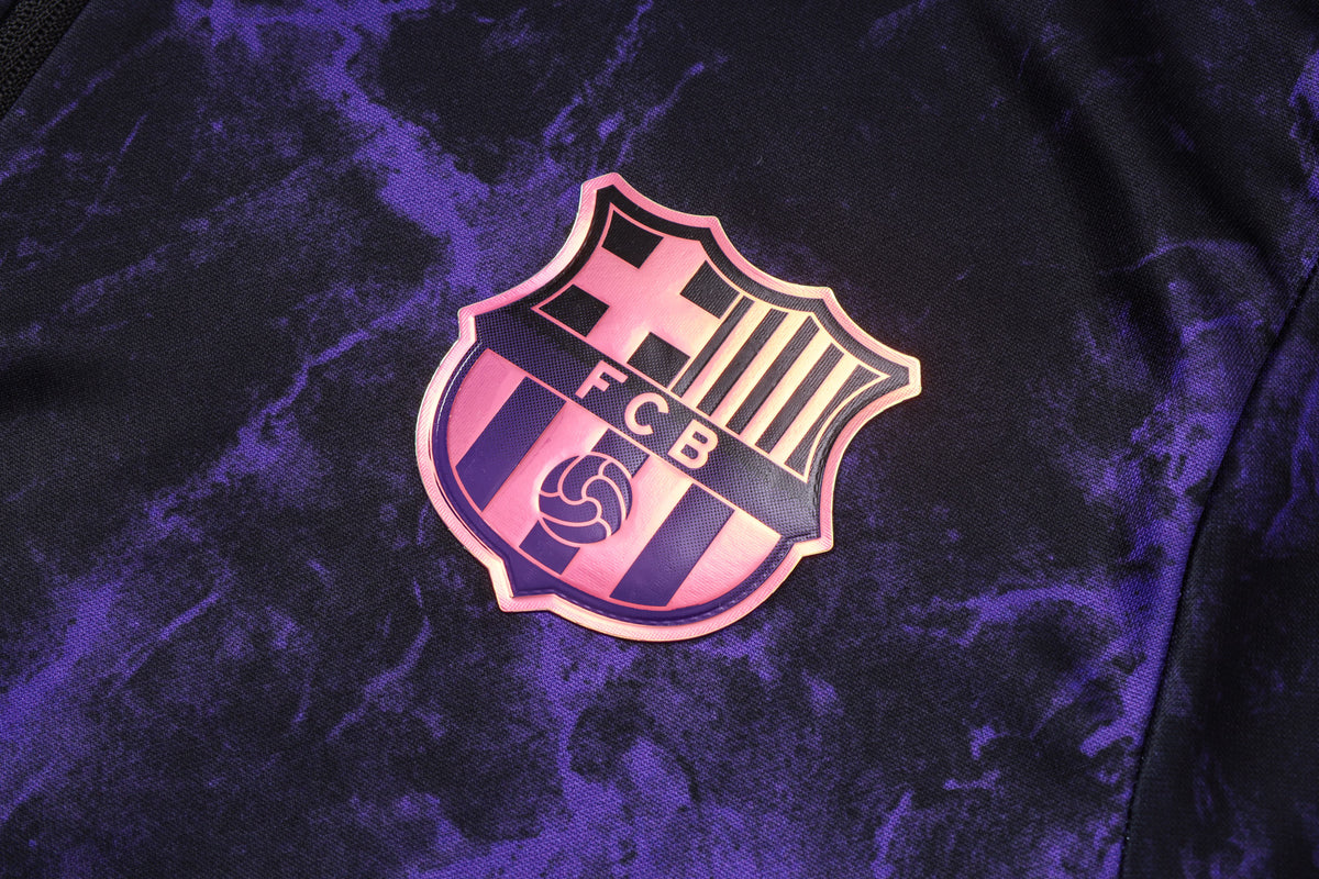 Barcelona Purple Eclipse - Half Zip Tracksuit