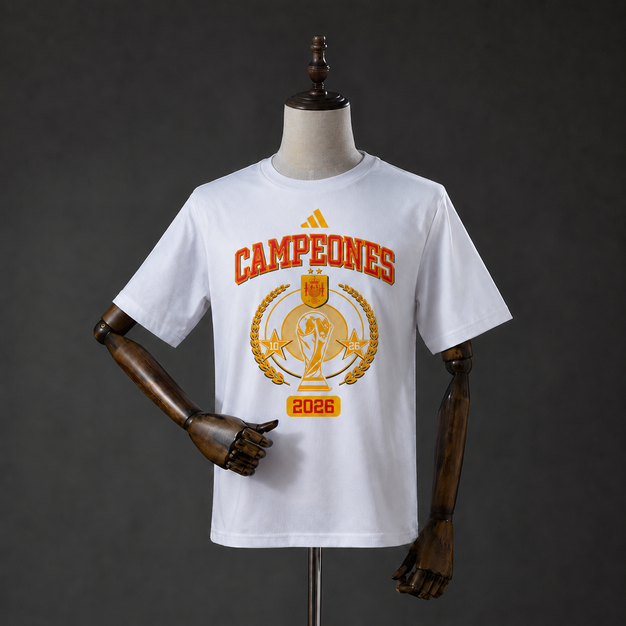 Spain "We Are Champions" T-Shirt White