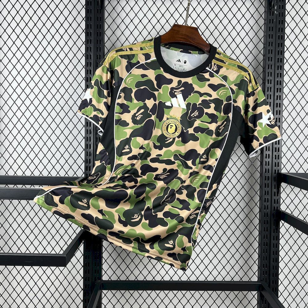 25-26 BAPE Green Matching Shirt Football
