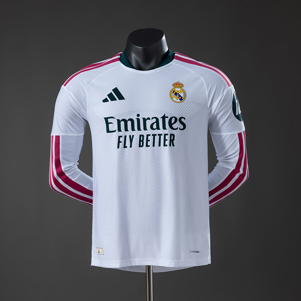 パ*※様  Real Madrid 長袖シャツ Real Madrid 26/27 Home Player Version Long Sleeved – BAIMANKITS