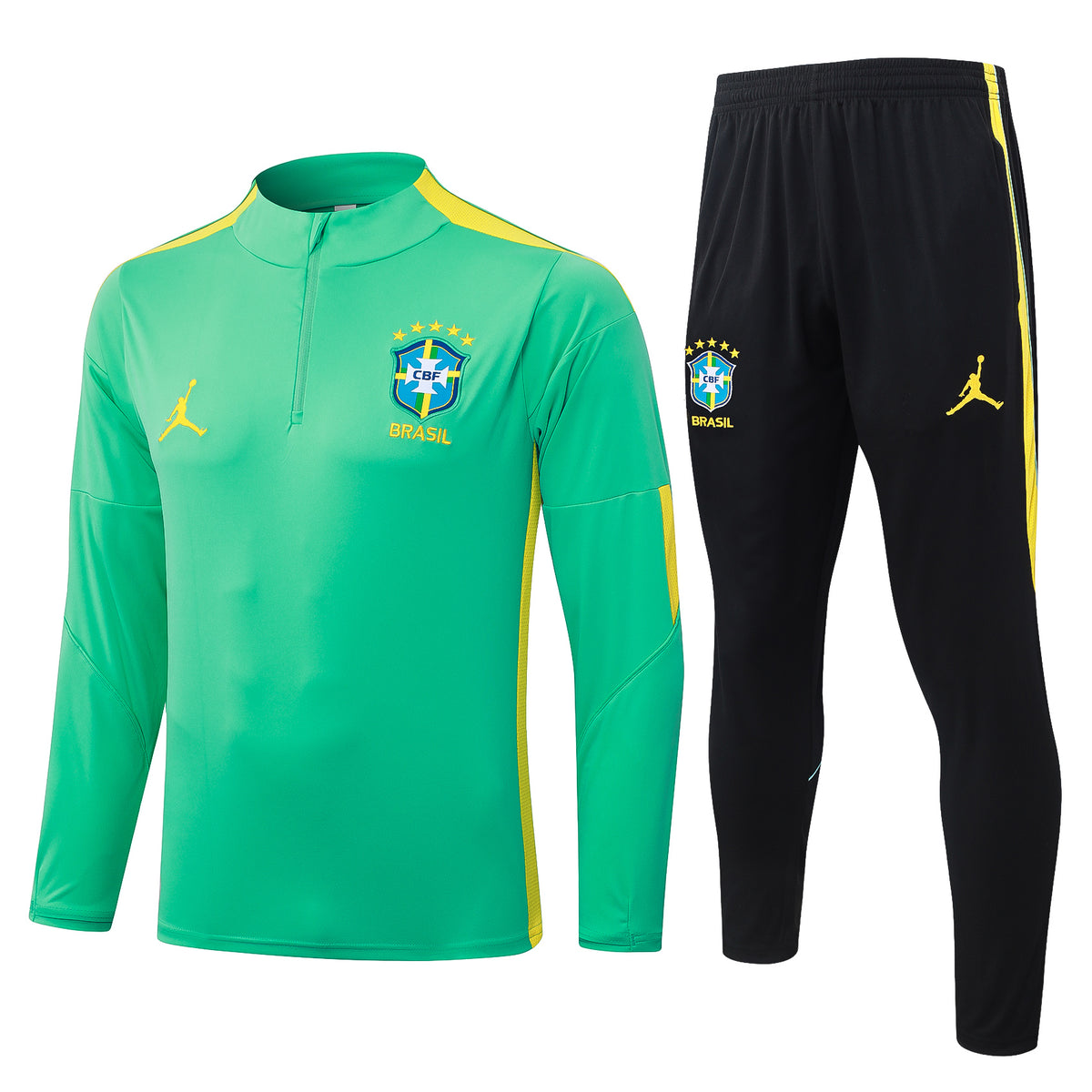 Brazil Green Thunder - Half Zip Tracksuit