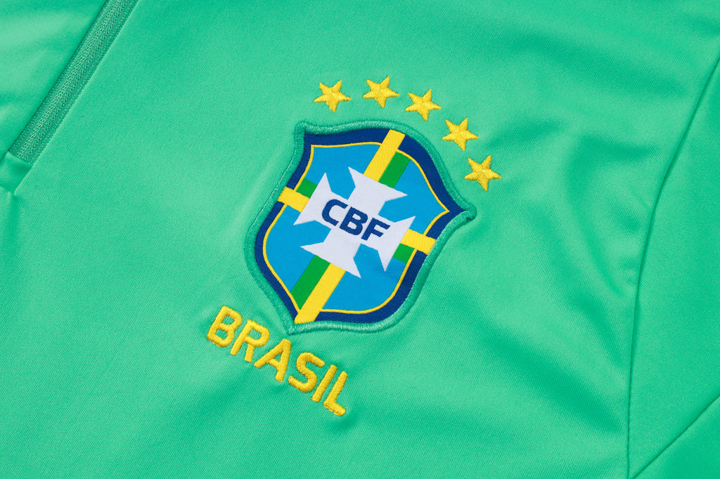 Brazil Green Thunder - Half Zip Tracksuit