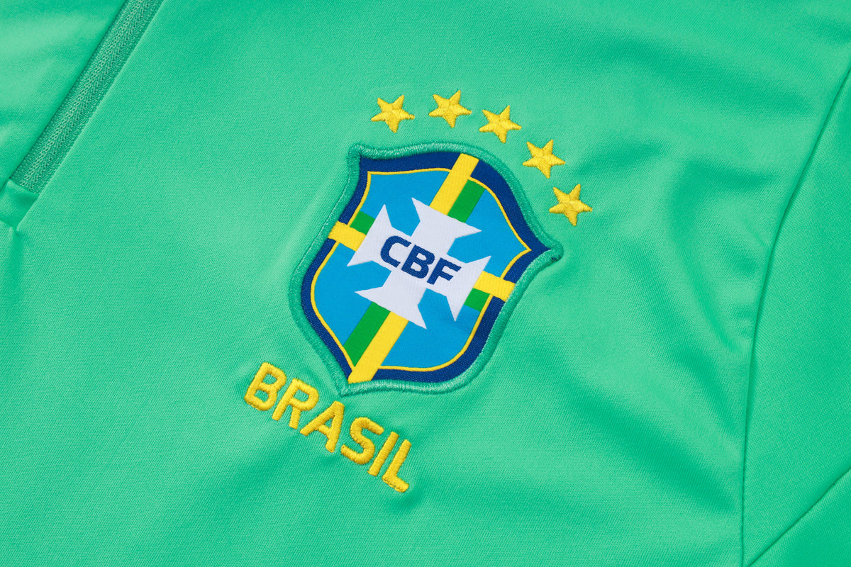 Brazil Green Thunder - Half Zip Tracksuit