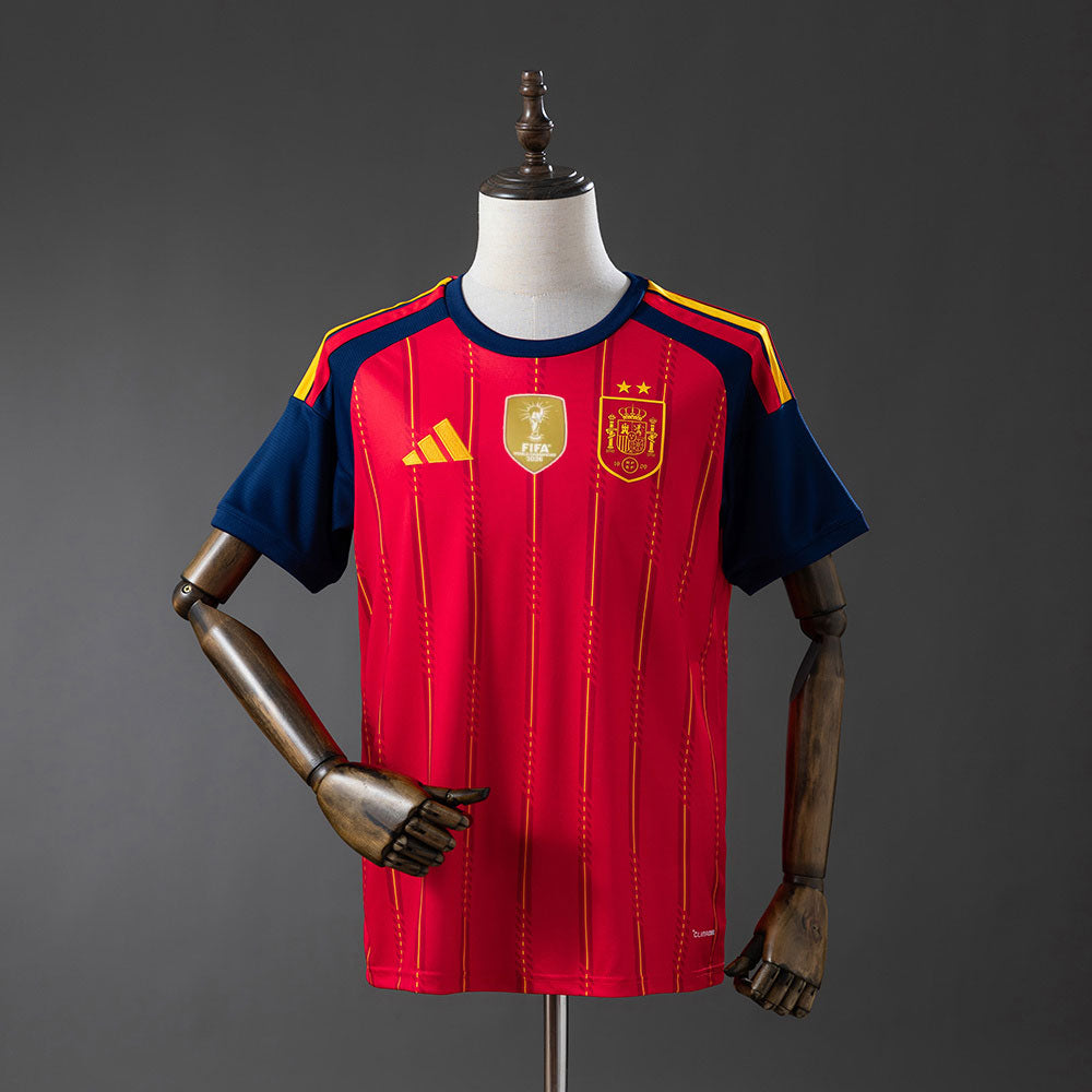 26/27 Spain Home - 2 Stars World Cup Champions