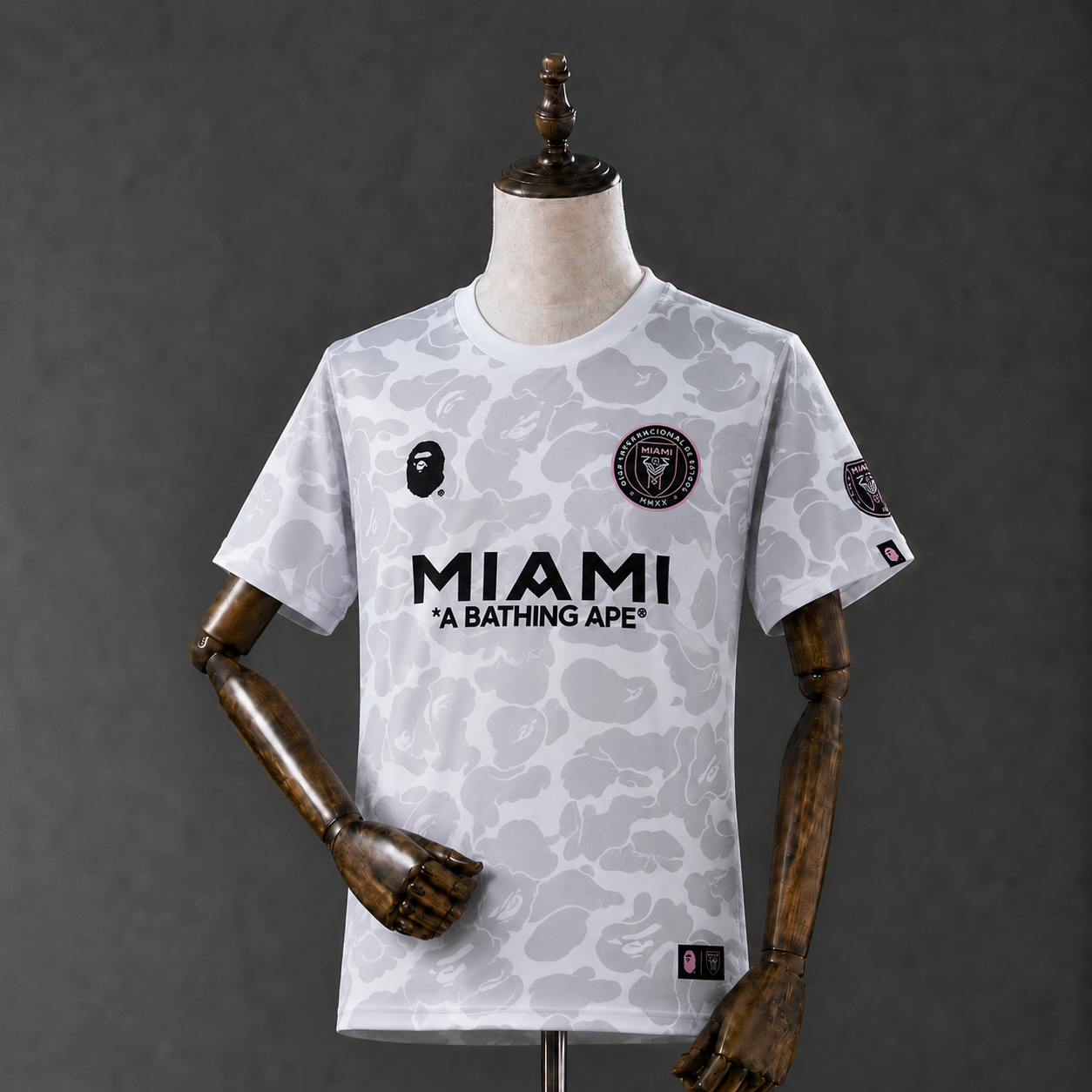 A BATHING APE MIAMI Tシャツ Lサイズ Lサイズ】インテル・マイアミxアベイシングエイプ Tシャツ BAPE BAPE