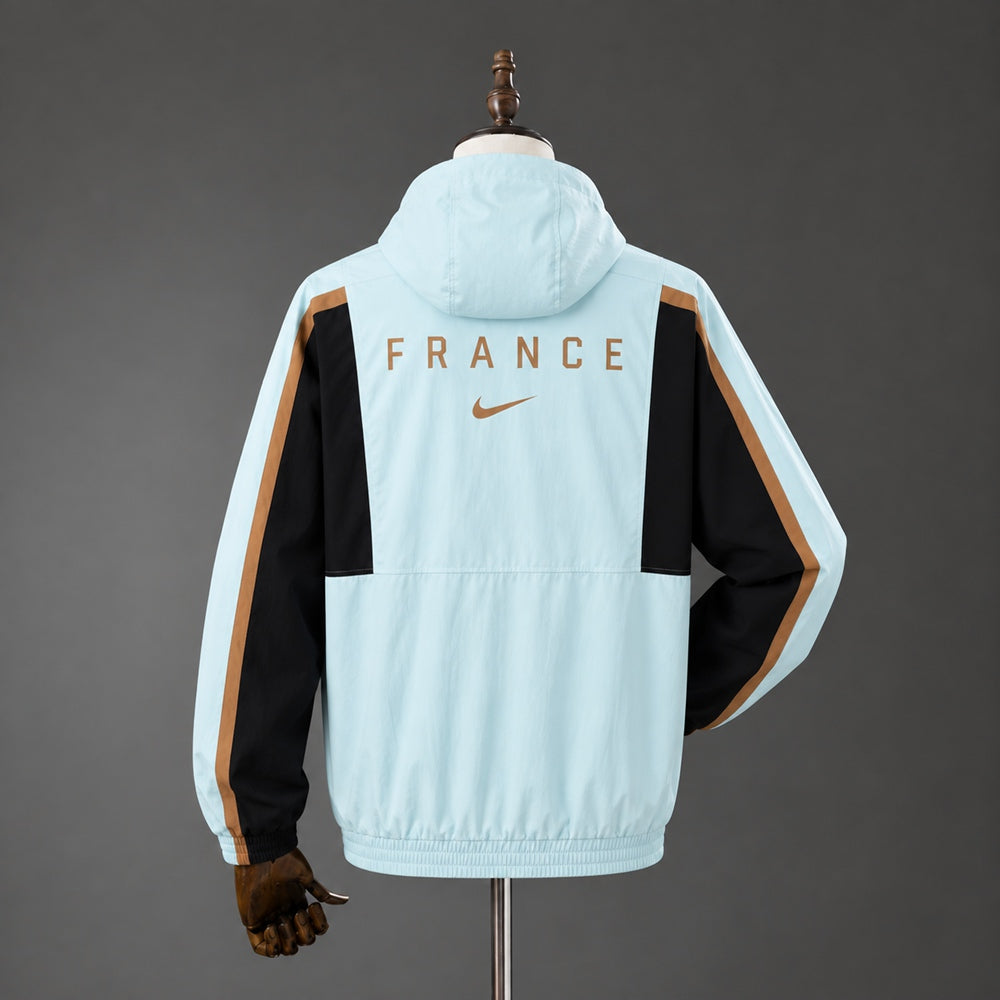 France 2026 Full Zip Jacket - Cyan