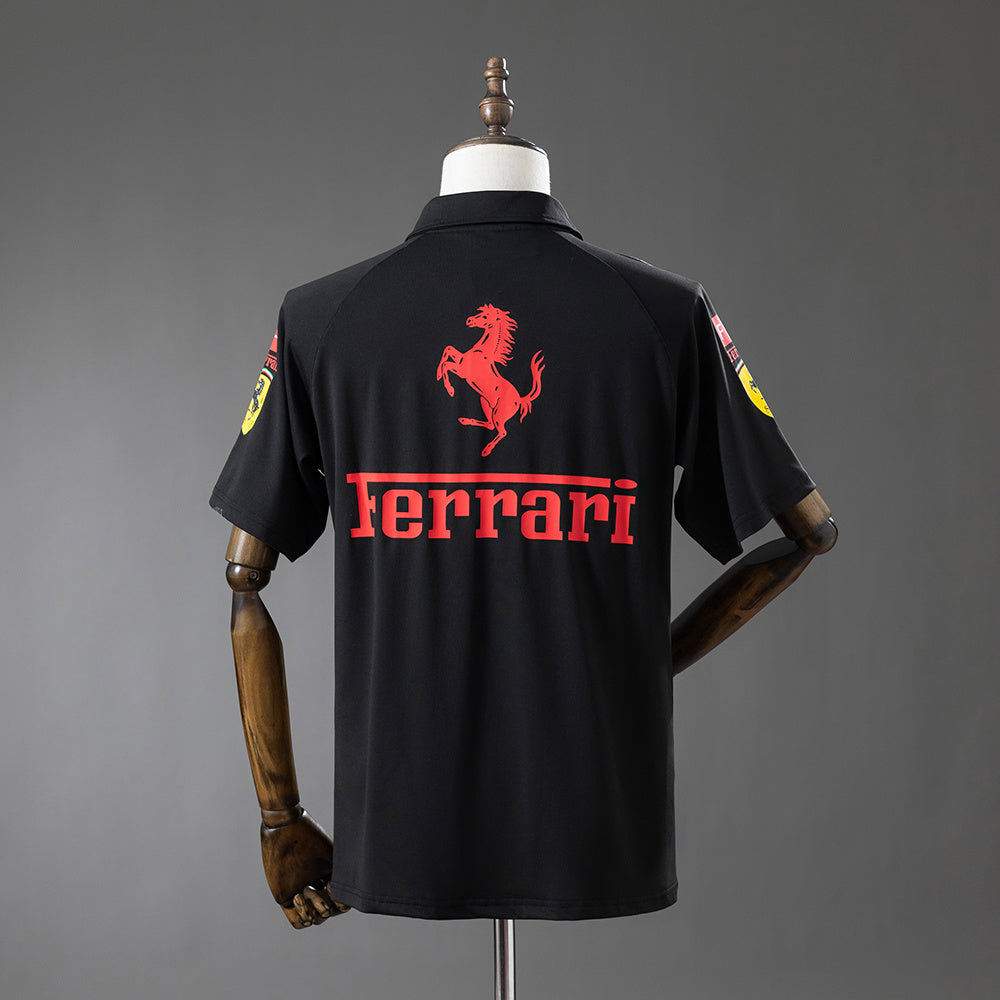 Scuderia Ferrari F1 2025 Black Polo