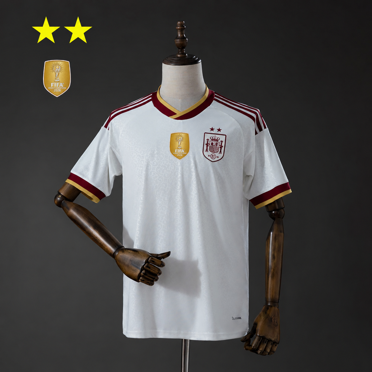 Spain 2026 Away Jersey – 2-Star World Cup Champions Edition