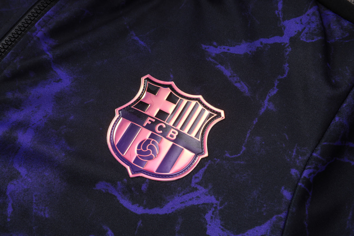 Barcelona Purple Eclipse - Full Zip Tracksuit