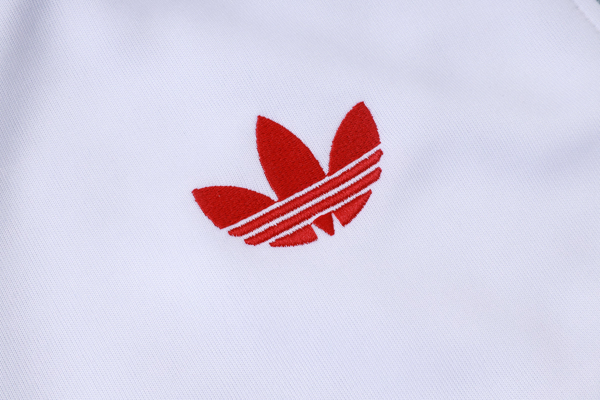 Liverpool Classic White - Full Zip  Tracksuit