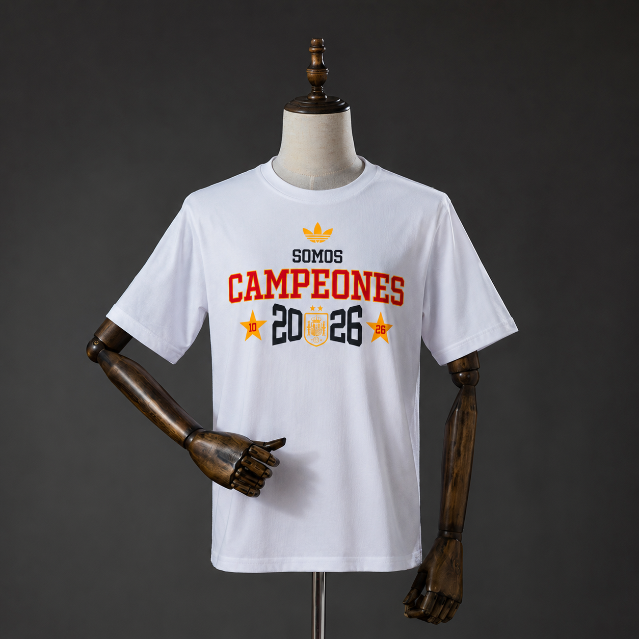 Spain "We Are Champions" T-Shirt White