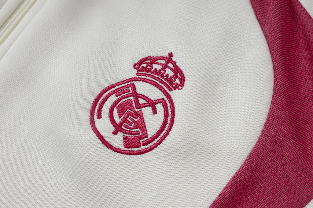 Real Madrid Pink Strike - Full Zip Tracksuit