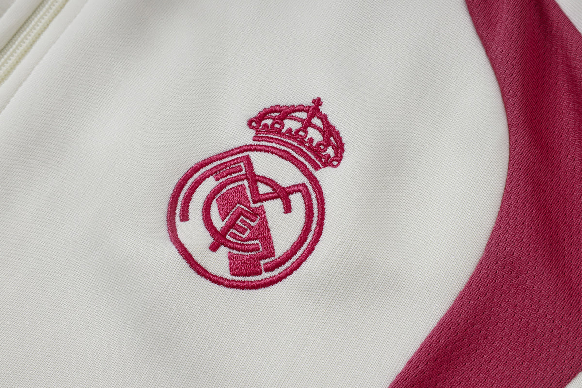 Real Madrid Pink Strike - Full Zip Tracksuit