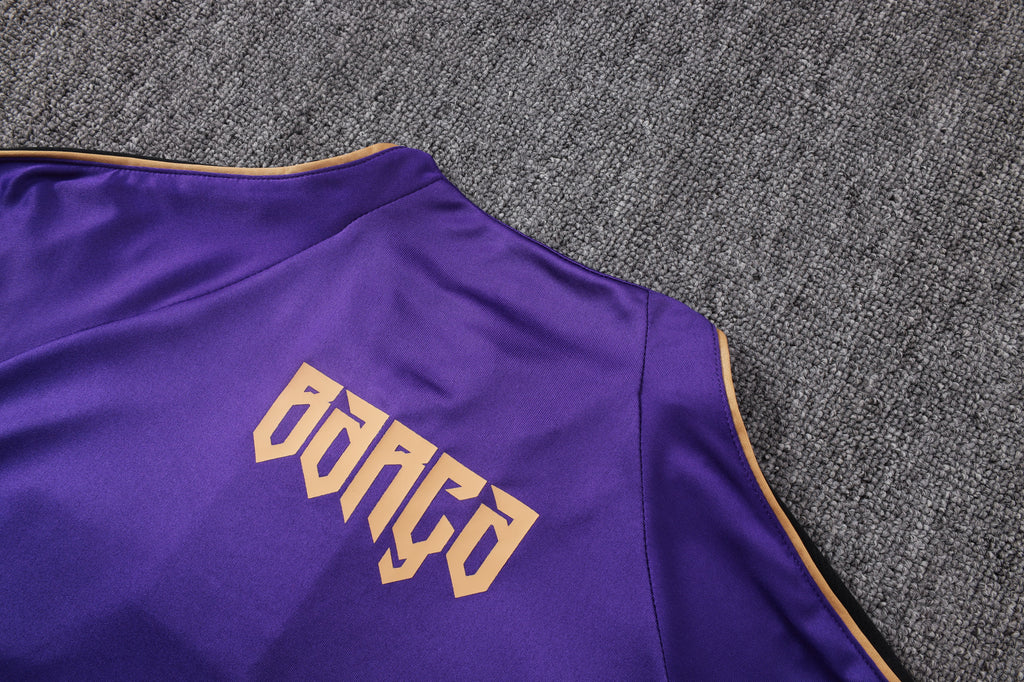 Barcelona Purple Gold - Half Zip Tracksuit