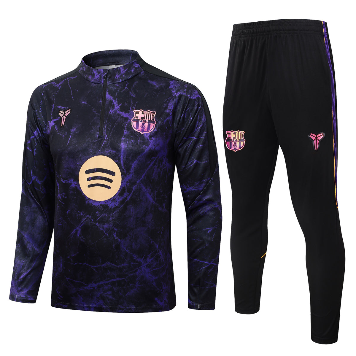 Barcelona Purple Eclipse - Half Zip Tracksuit