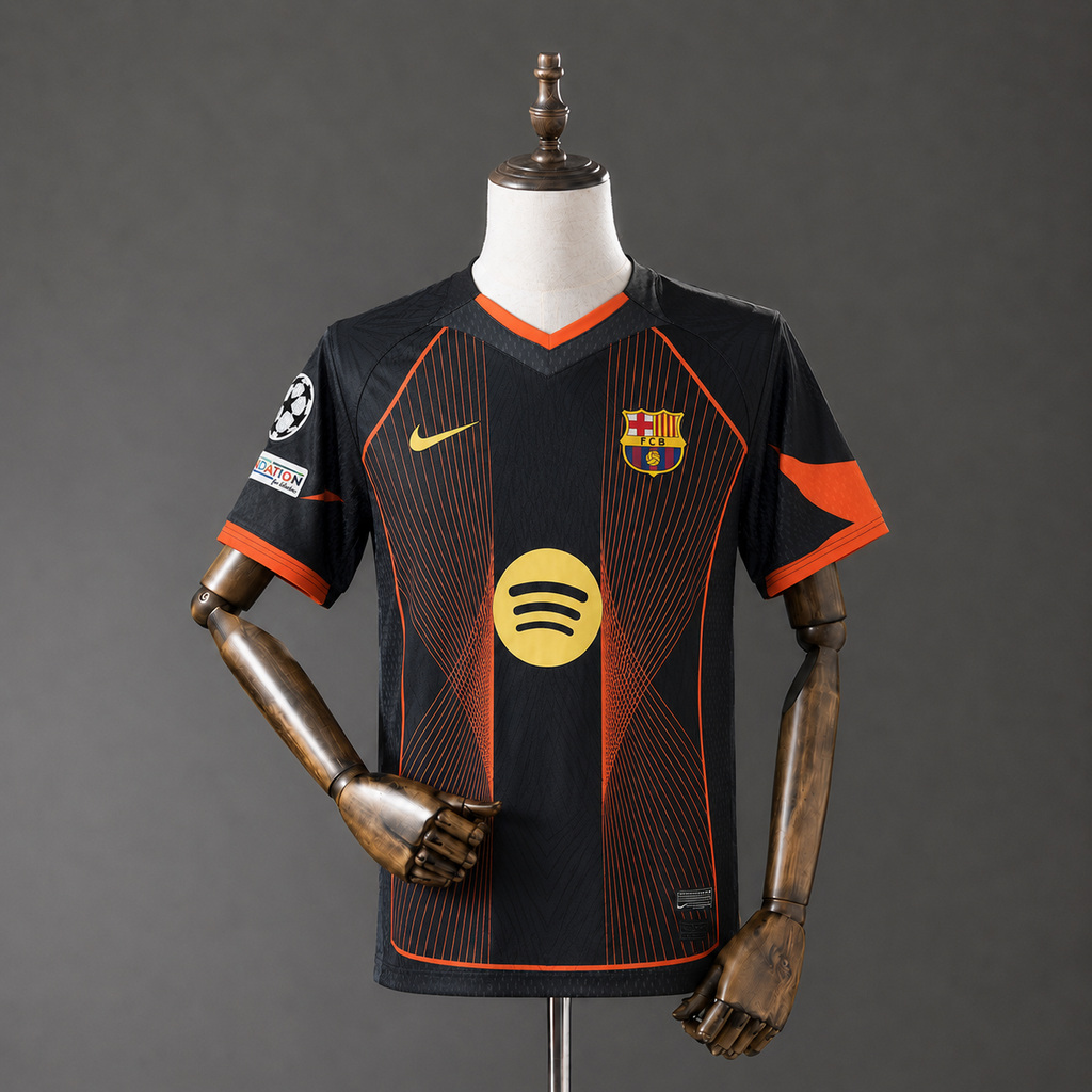 Barcelona Orange Black